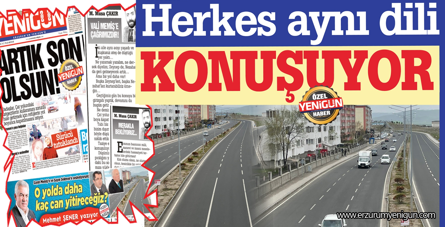 Herkes aynı dili konuşuyor 