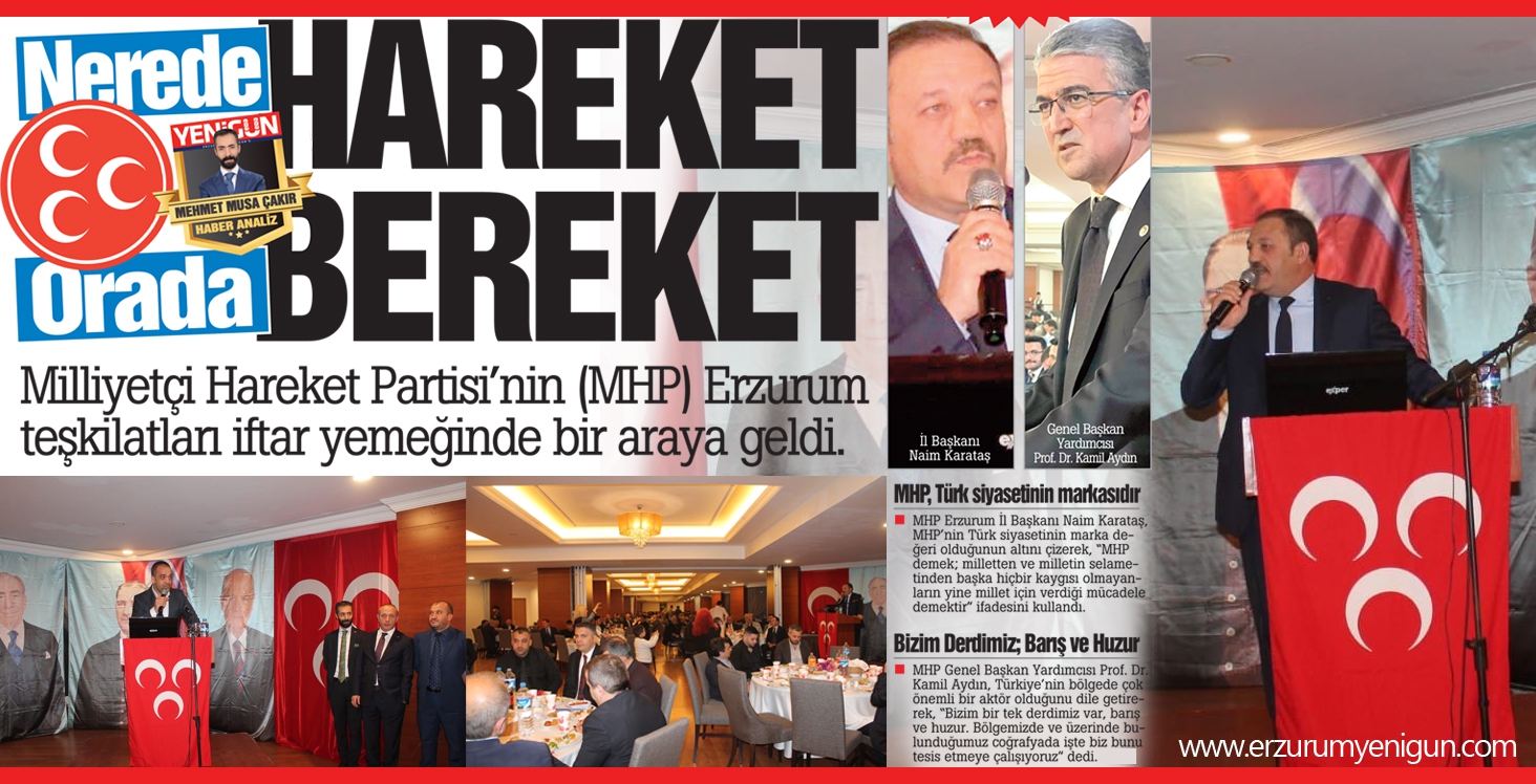 MHP’de iftar buluşması 